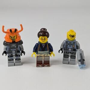 Lego Ninjago Minifigures Crusty njo369 Shark Army Thug njo380 Edna Walker njo371